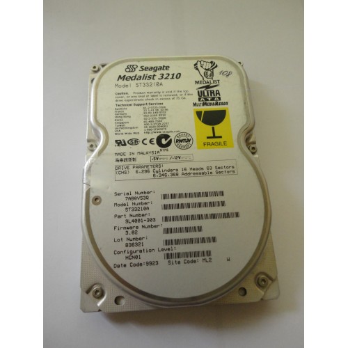 Kietasis diskas - Seagate Medalist -  3.25 GB - ST33210A