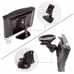 Monitorius automobiliui "Rimtas stilius 2" (TFT LCD 5" HD 16:9 800x480)