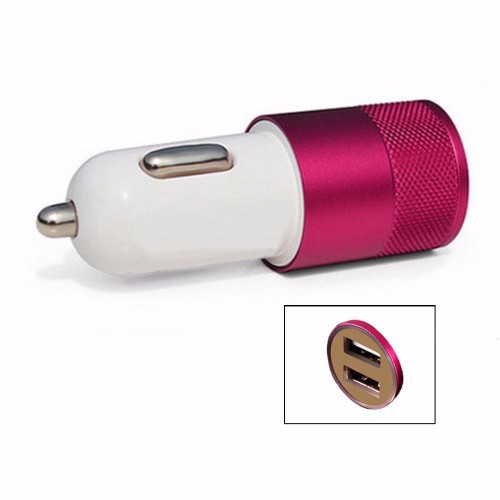 USB įkroviklis automobiliui "Greitai pakrausiu 3" (5V 2.1A, 1A)