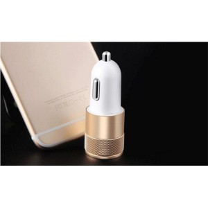 USB įkroviklis automobiliui "Greitai pakrausiu 4" (5V 2.1A, 1A)