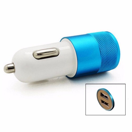 USB įkroviklis automobiliui "Greitai pakrausiu 5" (5V 2.1A, 1A)