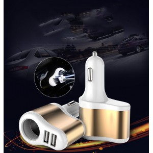 USB įkroviklis automobiliui "Stiliaus elegancija 2" (5V 2.1A, 1A)