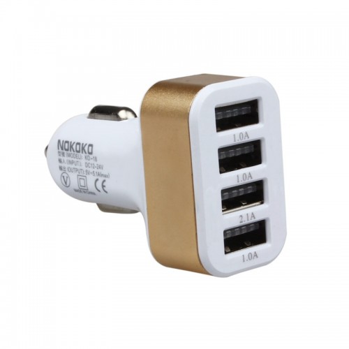 USB įkroviklis automobiliui "Universalas 12" (5V 2.1A, 1A)