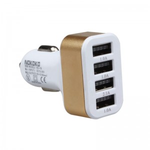 USB įkroviklis automobiliui "Universalas 12" (5V 2.1A, 1A)