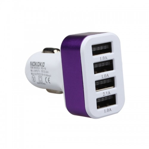 USB įkroviklis automobiliui "Universalas 13" (5V 2.1A, 1A)