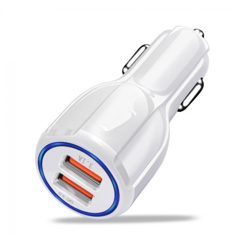 USB įkroviklis automobiliui "Spartuolis 2" (9V 1.7A, 5V 2.4A )