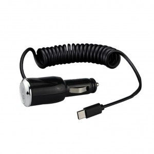 USB įkroviklis automobiliui "Profesionalas 7" (5V 2A, Type-C, Samsung S9)