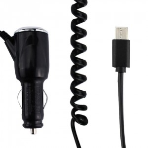 USB įkroviklis automobiliui "Profesionalas 7" (5V 2A, Type-C, Samsung S9)