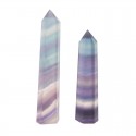 Natūralus mineralas "Spalvotasis obeliskas" (floritas, 4 cm)
