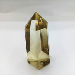 Natūralus mineralas "Geltonasis obeliskas" (citrinas, 4 cm, 40 g)