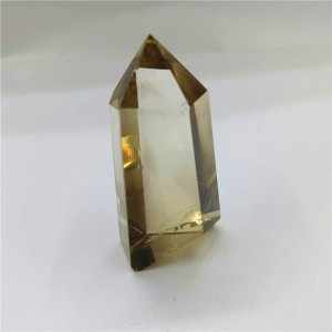 Natūralus mineralas "Geltonasis obeliskas" (citrinas, 4 cm, 40 g)