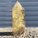 Natūralus mineralas "Geltonasis obeliskas 2" (citrino kristalas, 8 cm, 70 g)