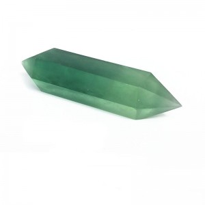 Natūralus mineralas "Žaliasis obeliskas" (floritas, 8 cm)