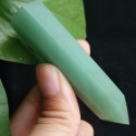 Natūralus mineralas "Žaliasis obeliskas 2" (aventurino kristalas, 7 cm, 70 g)