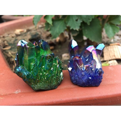 Natūralus mineralas "Mėlynas ir žalias" (76 g, 2 vnt)