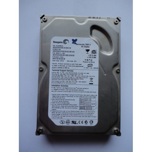 Kietasis diskas - Seagate Baracuda - 80 GB - ST3802110A