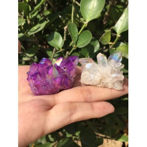 Natūralus mineralas "Violetinis ir baltas" (58 g)