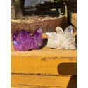Natūralus mineralas "Violetinis ir baltas" (58 g)