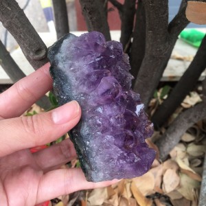 Natūralus mineralas "Svajonė 3" (ametisto kristalas, 233 g)