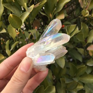 Natūralus mineralas "Baltoji vaivorykštė 4" (68 g)