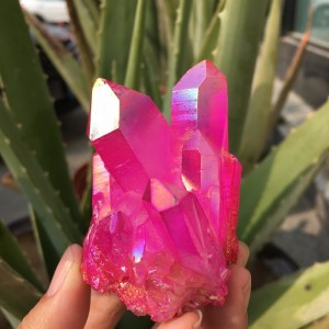 Natūralus mineralas "Rožinė liepsna 2" (148 g)