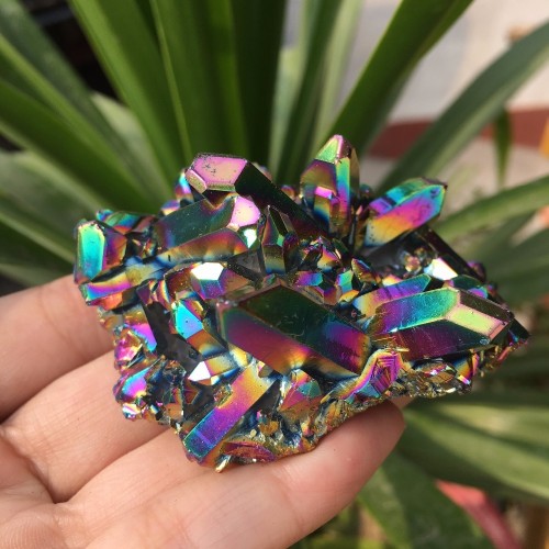 Natūralus mineralas "Vaivorykštinė liepsna 3" (75 g)