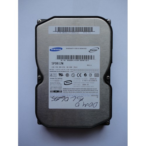 Kietasis diskas - Samsung - 80 GB - SP0812N