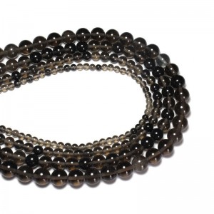 Karoliukai "Tamsusis stilius" (obsidianas)