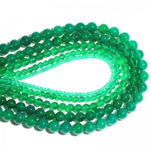 Karoliukai "Žalioji elegancija 2" (žaliasis jadas)