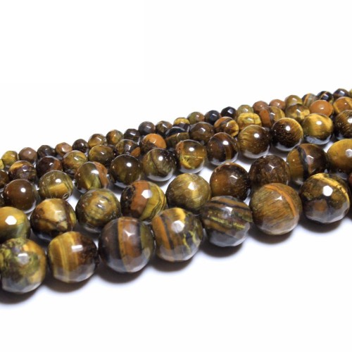 Karoliukai "Tigro akis 3" (tigro akmuo)