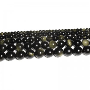 Karoliukai "Tamsusis stilius 2" (obsidianas)