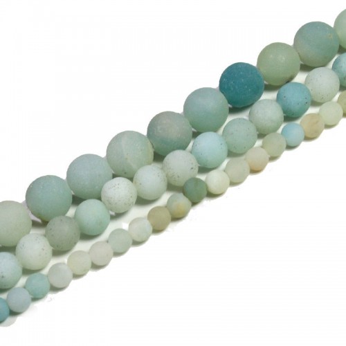 Karoliukai "Žalioji elegancija 4" (žaliasis amazonitas)