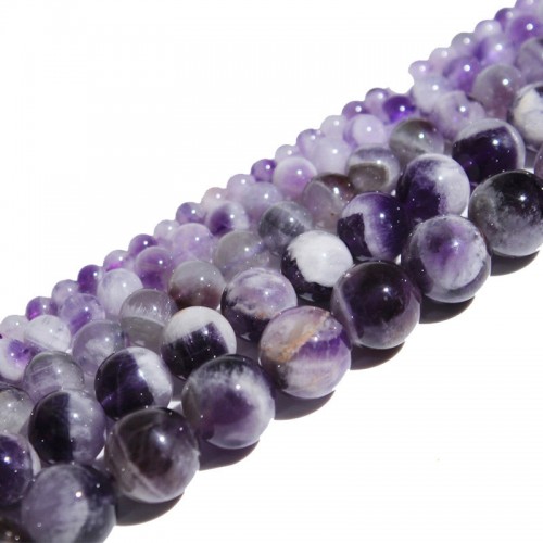 Karoliukai "Violetinė elegancija 3" (ametistas)