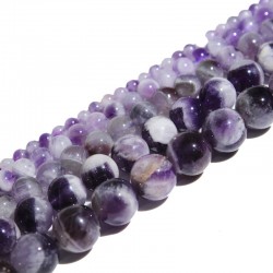 Karoliukai "Violetinė elegancija 3" (ametistas)