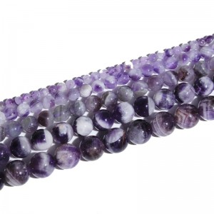 Karoliukai "Violetinė elegancija 3" (ametistas)