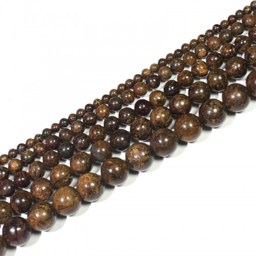 Karoliukai "Naujas stilius" (bronzitas)