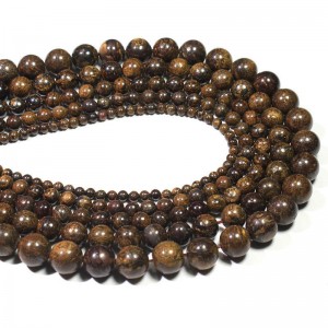 Karoliukai "Naujas stilius" (bronzitas)