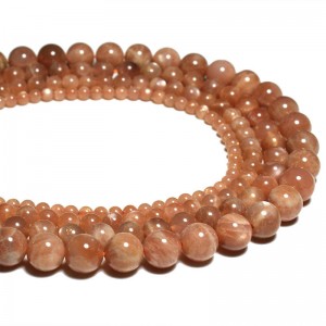 Karoliukai "Puikioji elegancija 6" (saulės akmuo)