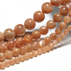 Karoliukai "Puikioji elegancija 6" (saulės akmuo)