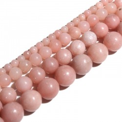 Karoliukai "Puikioji elegancija 7" (rožinis opalas)