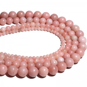 Karoliukai "Puikioji elegancija 7" (rožinis opalas)