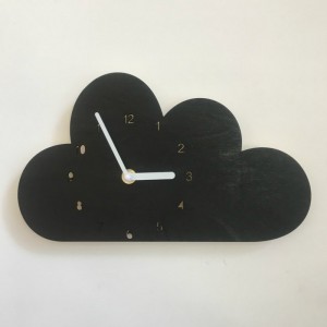 Sieninis laikrodis "Juodasis debesėlis" (24 cm)