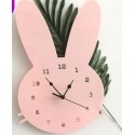Sieninis laikrodis "Rožinis kiškutis" (24 cm)