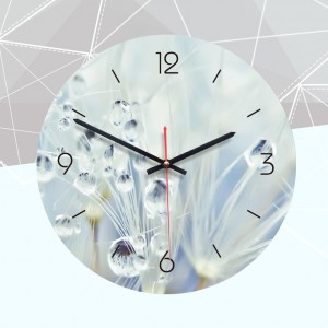 Sieninis laikrodis "Nuostabieji lašeliai" (28 cm)