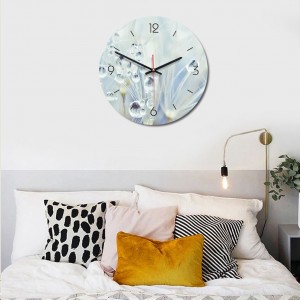 Sieninis laikrodis "Nuostabieji lašeliai" (28 cm)