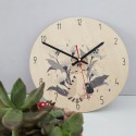 Sieninis laikrodis "Katinas ir mergaitė" (28 cm)