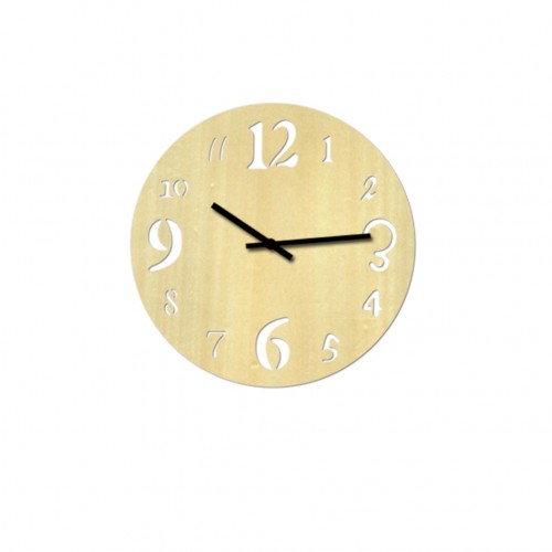 Sieninis laikrodis "Šviesusis stilius 6" (24 cm)