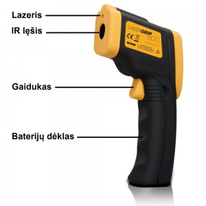 IR skaitmeninis termometras