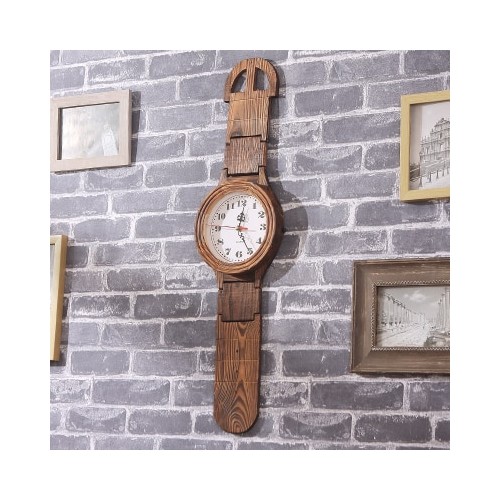 Sieninis laikrodis "Medžio stilius 5" (55 cm)