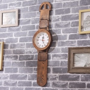 Sieninis laikrodis "Medžio stilius 5" (65 cm)